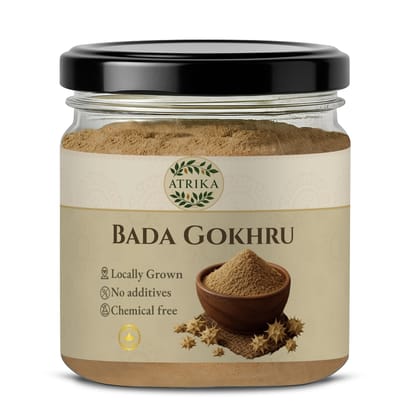 Atrika Gokshura Powder 150g | Tribulus Terrestris Herbal Powder for Male Wellness & Vitality | Natural Ayurvedic Supplement Atrika Gokshura Powder 150g | Tribulus Terrestris Herbal Powder for Male Wellness & Vitality | Natural Ayurvedic Supplement
