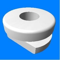 RUBBER,FR COWL MOUNT