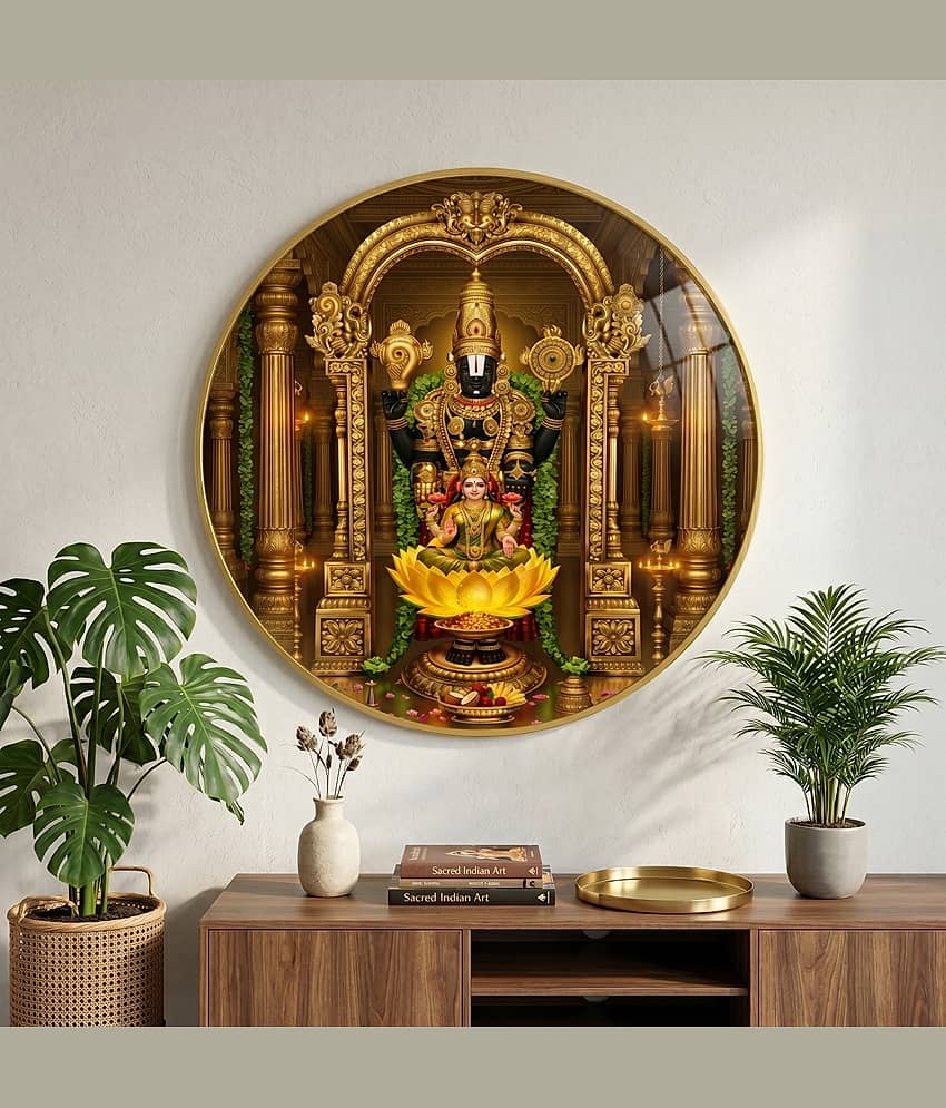 saf Digital Reprint 16 inch x 16 inch Painting (With Frame)