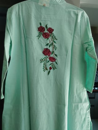 Hand painted florals print