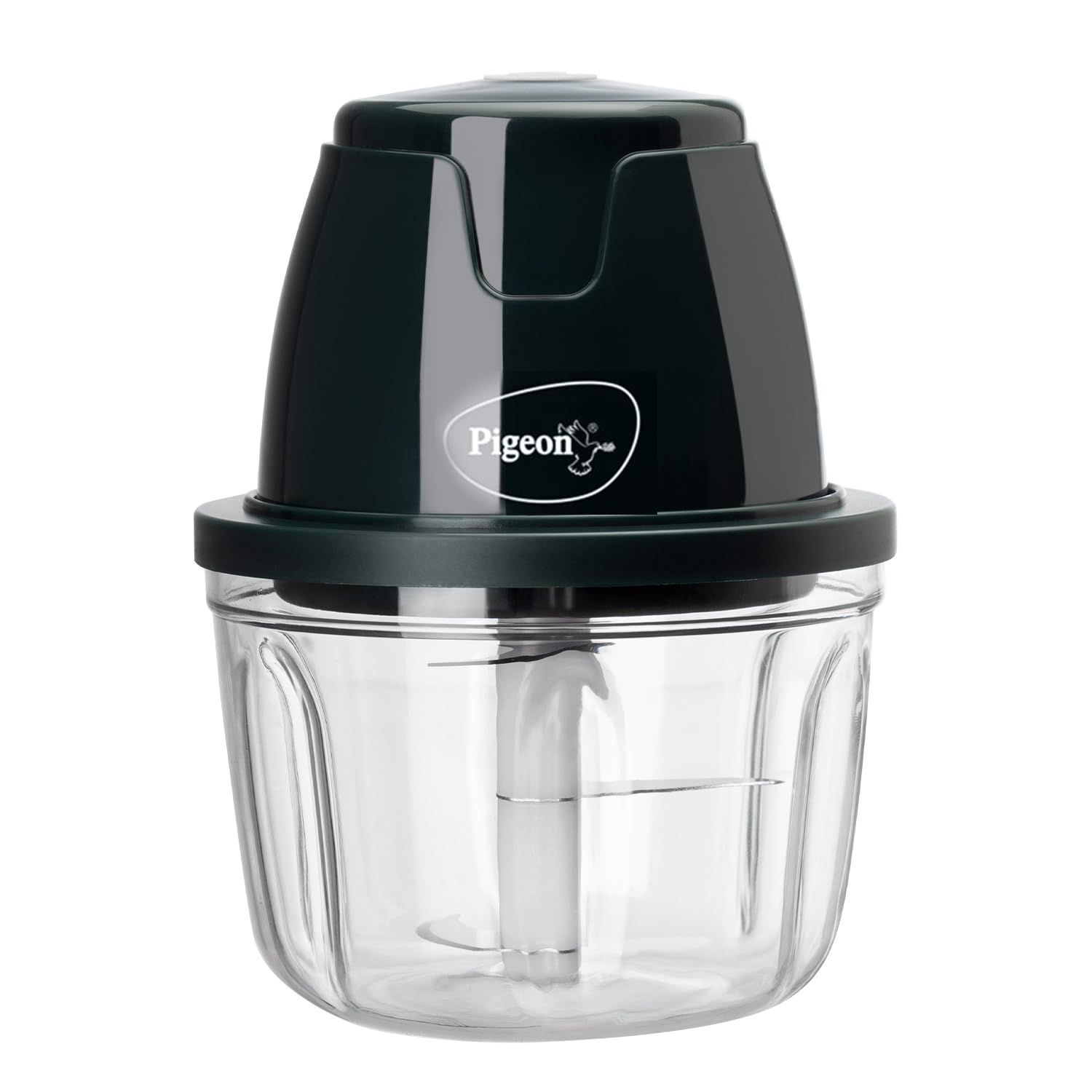 Pigeon Zoom Electric Chopper 350 ml | Portable Food Chopper with 3 Stainless Steel Blades for Effortless Vegetable & Fruit Chopping Pigeon Zoom Electric Chopper 350 ml | Portable Food Chopper with 3 Stainless Steel Blades for Effortless Vegetable & Fruit