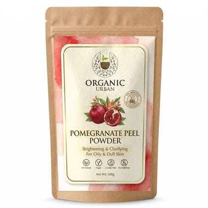 Organic Urban Pomegranate Peel Powder | Peel Powder for Face Pack | 100 g