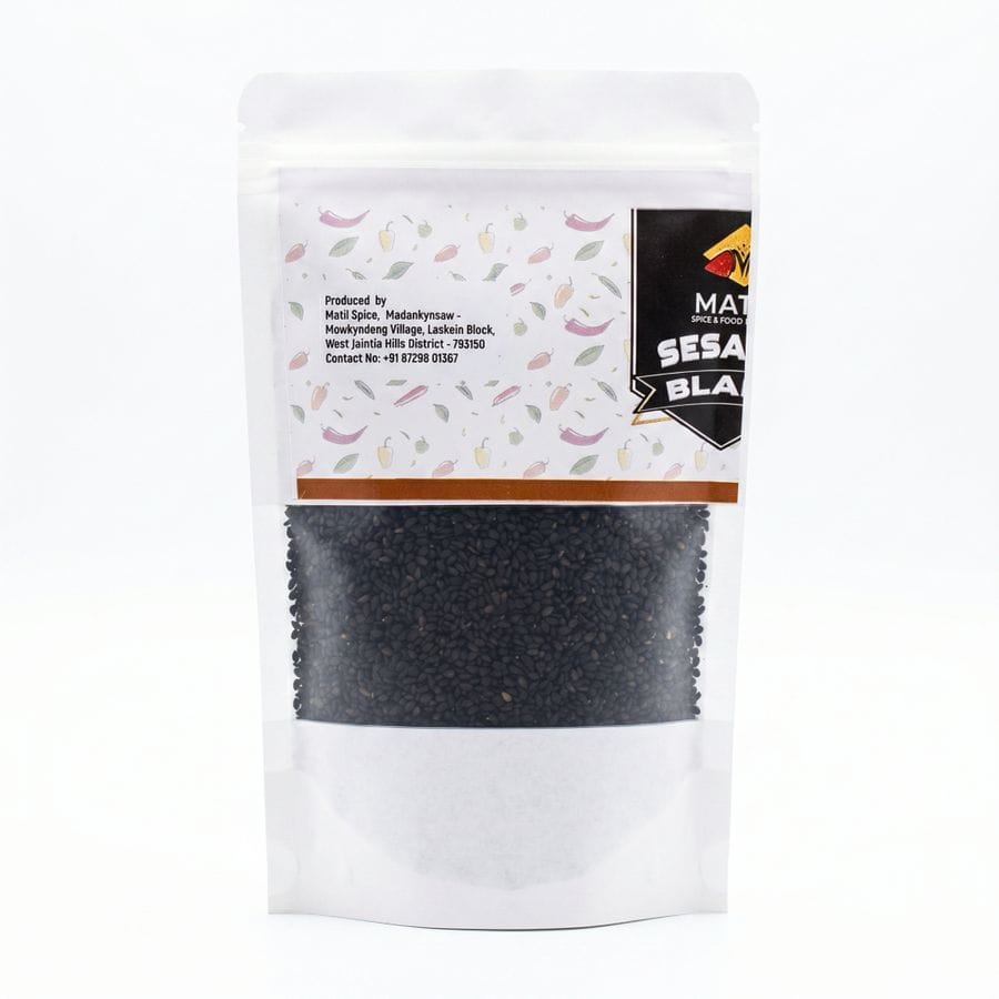 MATIL BLACK SESAME SEEDS - 100 gm - One stand-up pouch