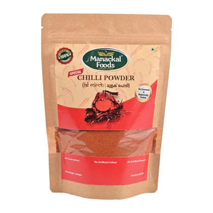 Manackal Foods Special Blend Chilly Powder 250g | Unique Mix of Kashmiri, Piriyan & Red Chillies | Rich Colour & Balanced Heat | Pure & Natural | No Preservatives