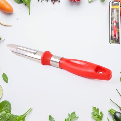 Multipurpose 2-in-1 Stainless Steel Knife & Peeler (1 Pc) Multipurpose 2-in-1 Stainless Steel Knife & Peeler (1 Pc)