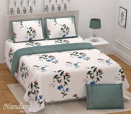 Bedsheet Adda Jaipuri Cotton Double Bedsheet King Size | Premium Rajasthani Block Print | Soft Pure Cotton Fabric | Durable & Skin-Friendly Bedsheet for Luxury Bedroom Décor Bedsheet Adda Jaipuri Cotton Double Bedsheet King Size | Premium Rajasthani Block Print | Soft Pure Cotton Fabric | Durable & Skin-Friendly Bedsheet for Luxury Bedroom Décor