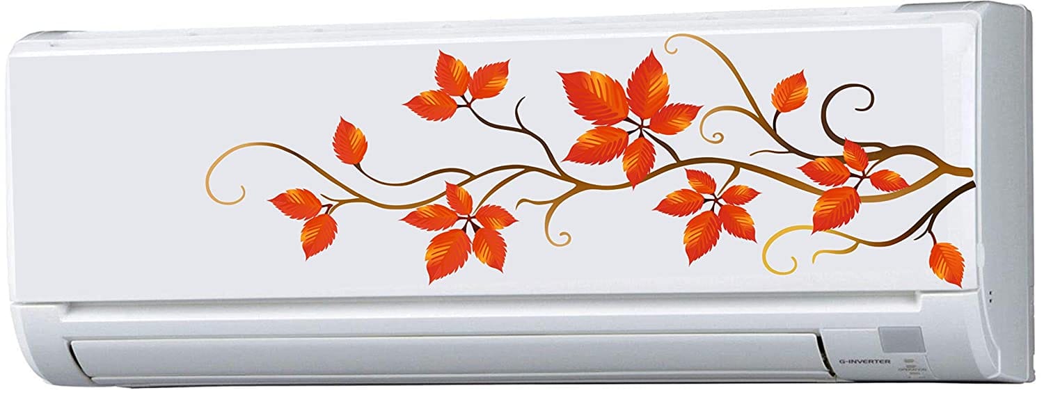 DreamKraft Decorative Air Conditioner Vinyl Sticker (Multicolour, 66 cm X 22 cm)
