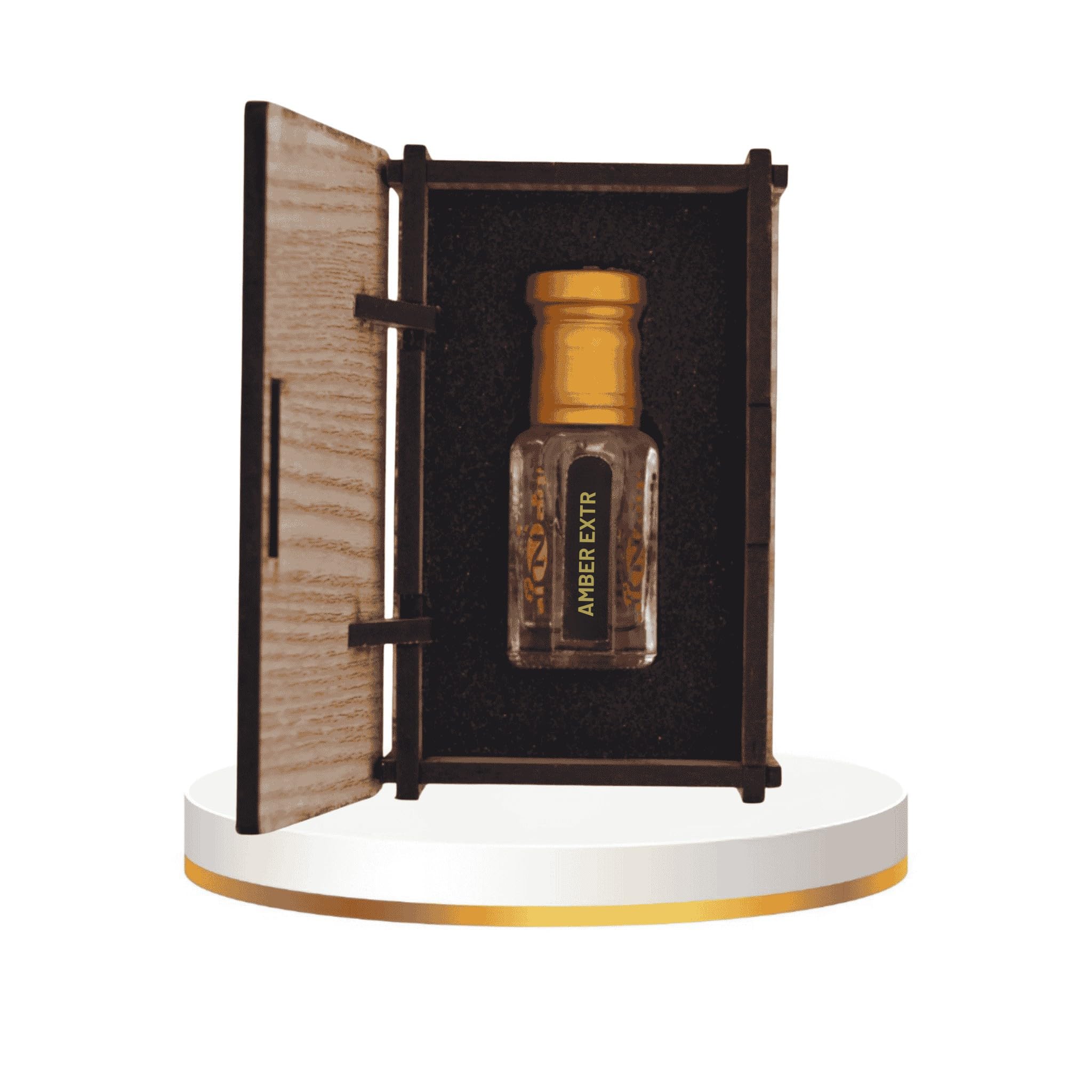 alNaqi fragrances Amber-Extr-Attar 12ml - Luxury Original Amber Attar, No Alcohol Concentrated Amber-Ittar, High Strength Balsamic-Scent, Original Signature-Parfum