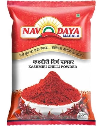 Navodaya Masala Kashmiri Chilli Powder (500g) | Vibrant Color & Mild Heat | Everyday Cooking