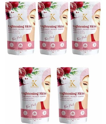 Kimayra - Skin Brightening Face Pack for All Skin Type ( Pack of 5 )