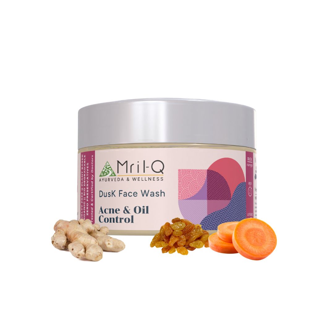 MrilQ Dusk Face Wash | Acne, Pimple & Oil Control | Daily Use | Sensitive, Oily, Combination skin