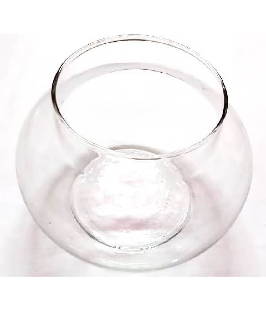 Green plant indoor Glass Table Vase 6 cms - Pack of 1