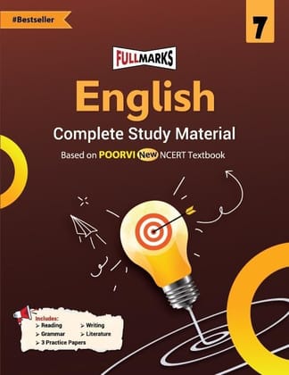 FULL MARKS POORVI COMPLETE STUDY OF ENGLISH CLASS 7 FOR 2026 EXAMS -FULENG7 [Paperback] [Oct 30, 2024] Arihant