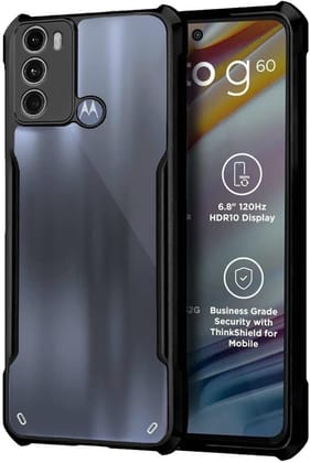 PLUGTECH Slim Shockproof Case | Matte Black Soft | Drop Protection | Precise Cutouts | Premium Mobile Cover for Moto G40, Moto G60 PLUGTECH Slim Shockproof Case | Matte Black Soft | Drop Protection | Precise Cutouts | Premium Mobile Cover for Moto G40, Moto G60