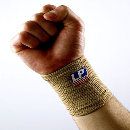 LP Supports Four-Way Stretch Wrist Support (L), Beige (Model Number: 959)