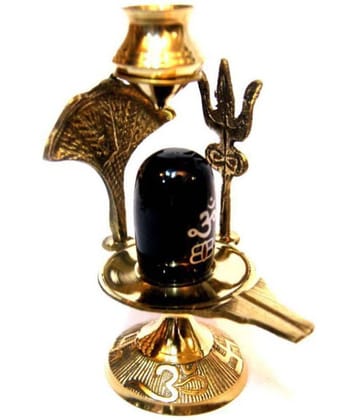 BHARDWAJ RETAILS - Brass Shivling (Pack of 1)