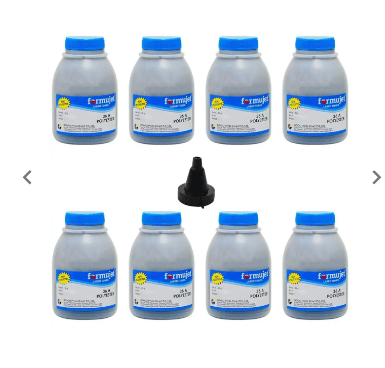 Formujet F 36A Polyester Toner Powder Set (70g X 8pc) for Refilling Laser Jet Toner Cartridge