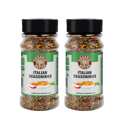 Organic Nation Italian Seasoning 90g (Pack of 2) | Premium Mixed Herbs for Pasta, Pizza, Sauces & Marinades Organic Nation Italian Seasoning 90g (Pack of 2) | Premium Mixed Herbs for Pasta, Pizza, Sauces & Marinades