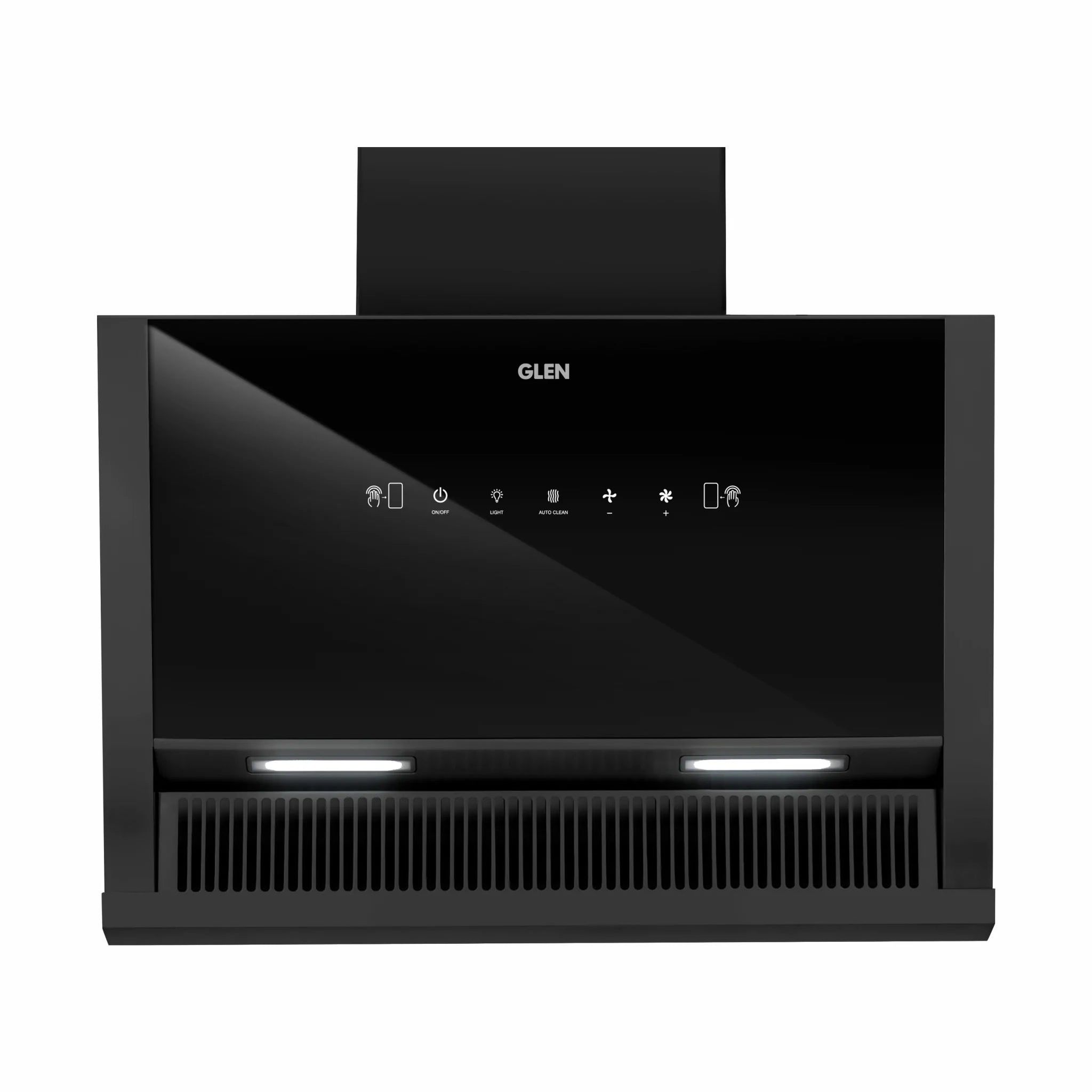 Auto Clean Glass Filterless Chimney with Motion Sensor 1400 m3/h 60/75/90cm (6072SXAC)