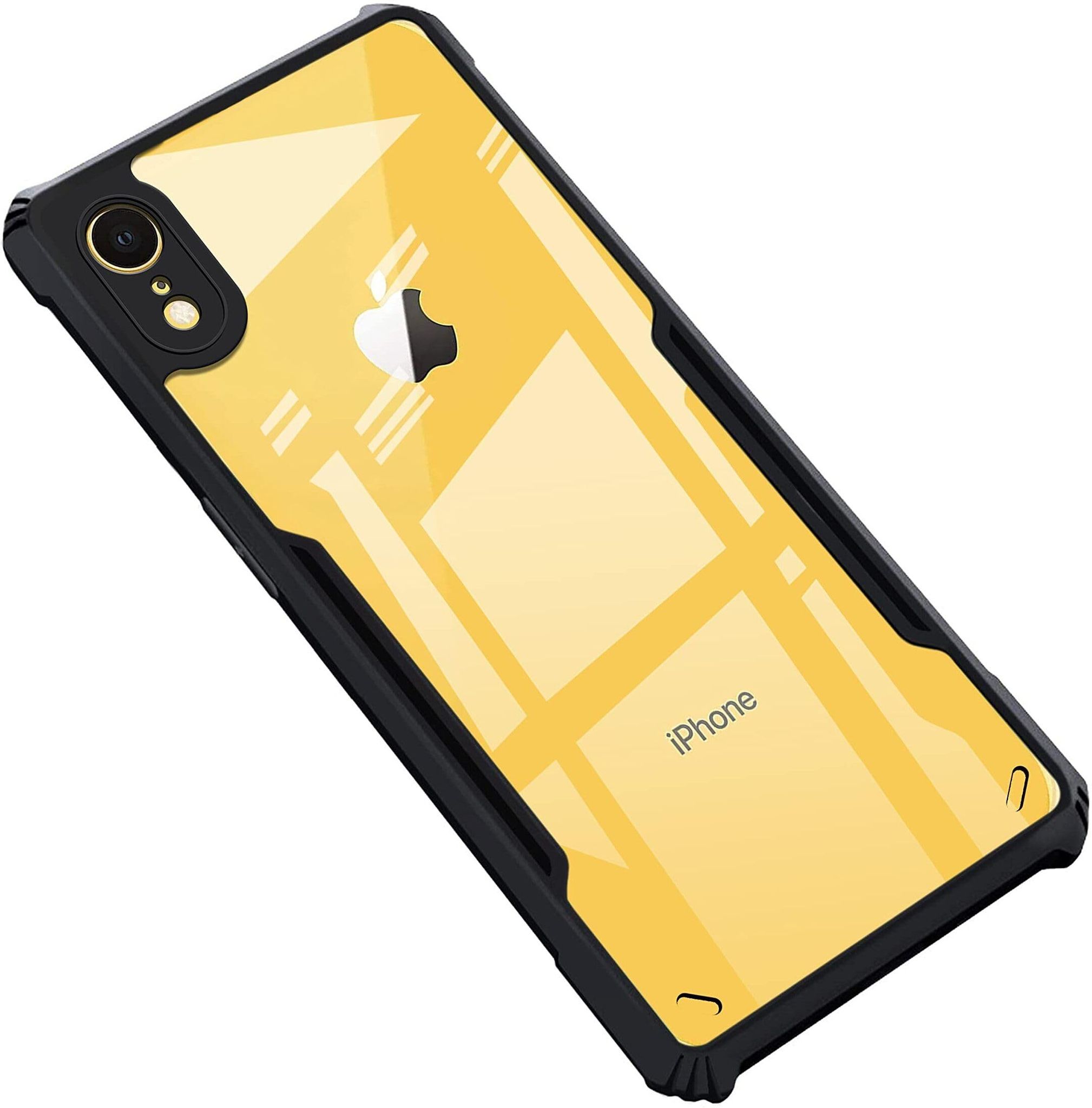 PLUGTECH Slim Shockproof Case | Matte Black Soft | Drop Protection | Precise Cutouts | Premium Mobile Cover for Apple iPhone XR