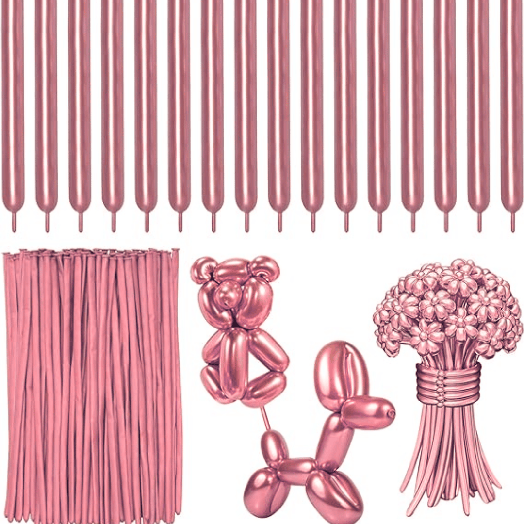 Chrome Rose Gold Shiny BT Balloons - 36 inches - 50PC