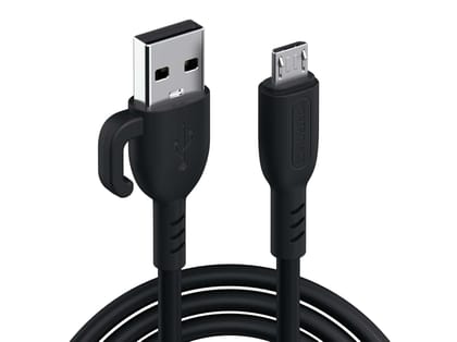 Portronics Konnect Core 3 - USB TO Micro 3.0A Max Output, 1M Cable Length, Strong PVC Material, Fast Data Sync - Black Portronics Konnect Core 3 - USB TO Micro 3.0A Max Output, 1M Cable Length, Strong PVC Material, Fast Data Sync - Black