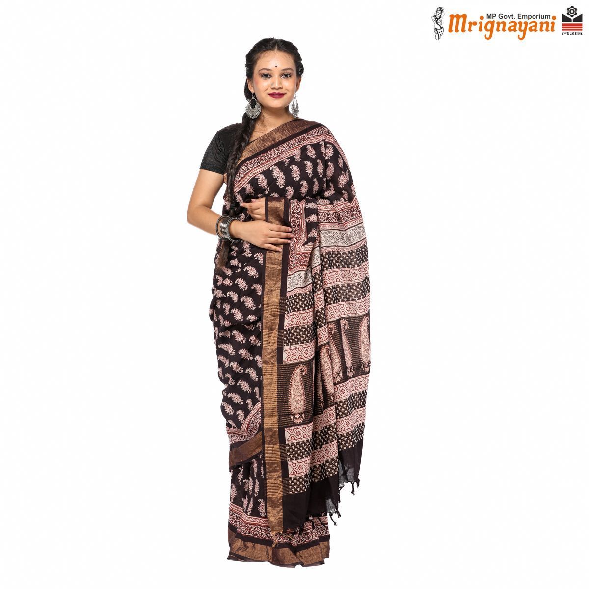 HANDLOOM KOSA SILK SAREE WITH BLOUSE (SKU - 3N0102060622, SAREE- 1284)