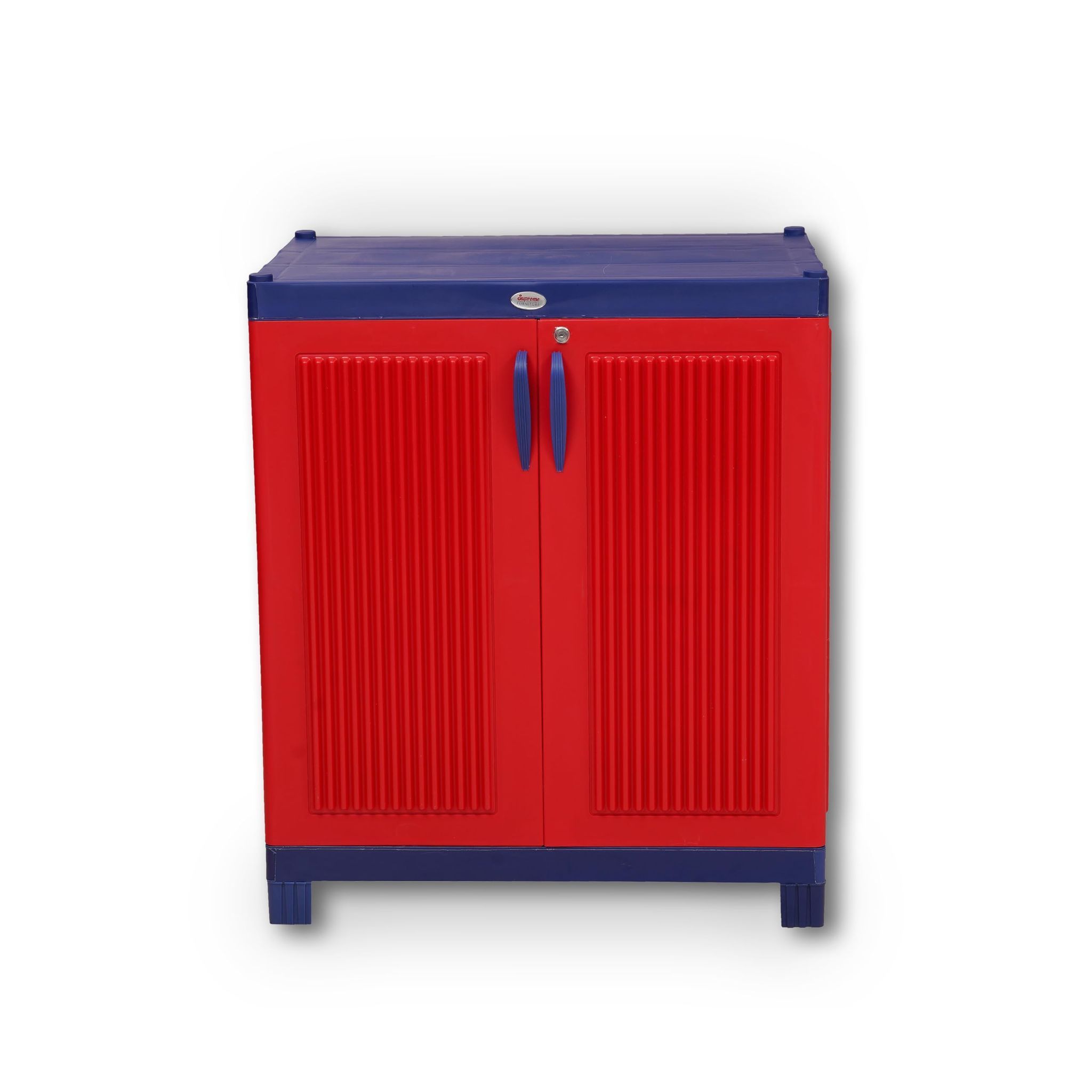 Supreme Furniture Octave Cabinet with Multipurpose & Ribbed Liner Textured Panels Made by 100% Virgin Plastic Chester for Home, Living Room and Kids(Small Size, (Assembly:-Do It Yourself)