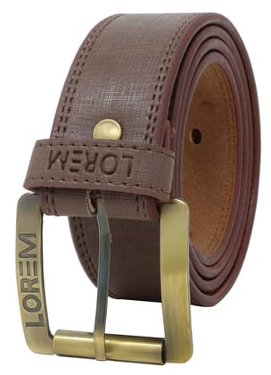 LOREM Brown Formal/casual PU Leather Belt For Men New BL02 LOREM Brown Formal/casual PU Leather Belt For Men New BL02