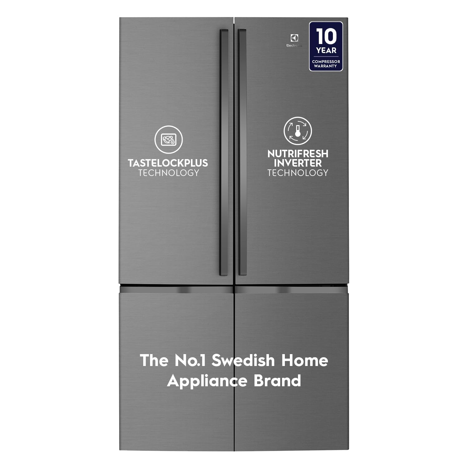Electrolux 600L Frost Free Inverter French Door Refrigerator, EQE6000A-B