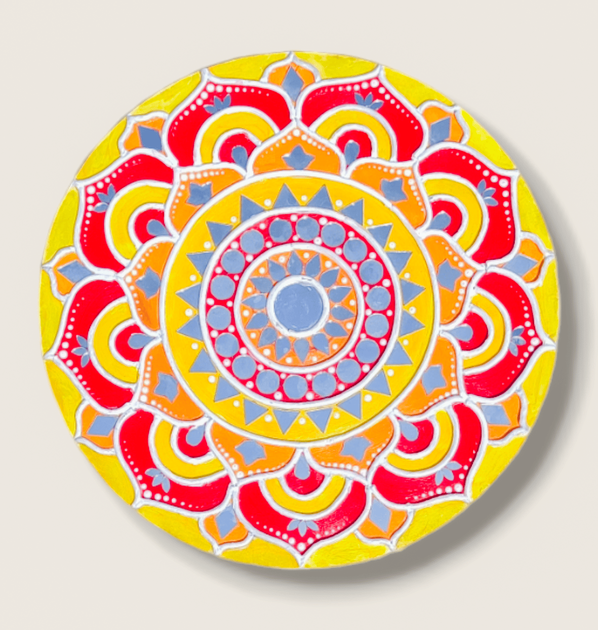 Aarya ovation Lippan art wall hanging for home decoration /living room/kids room / garden décor.yellow