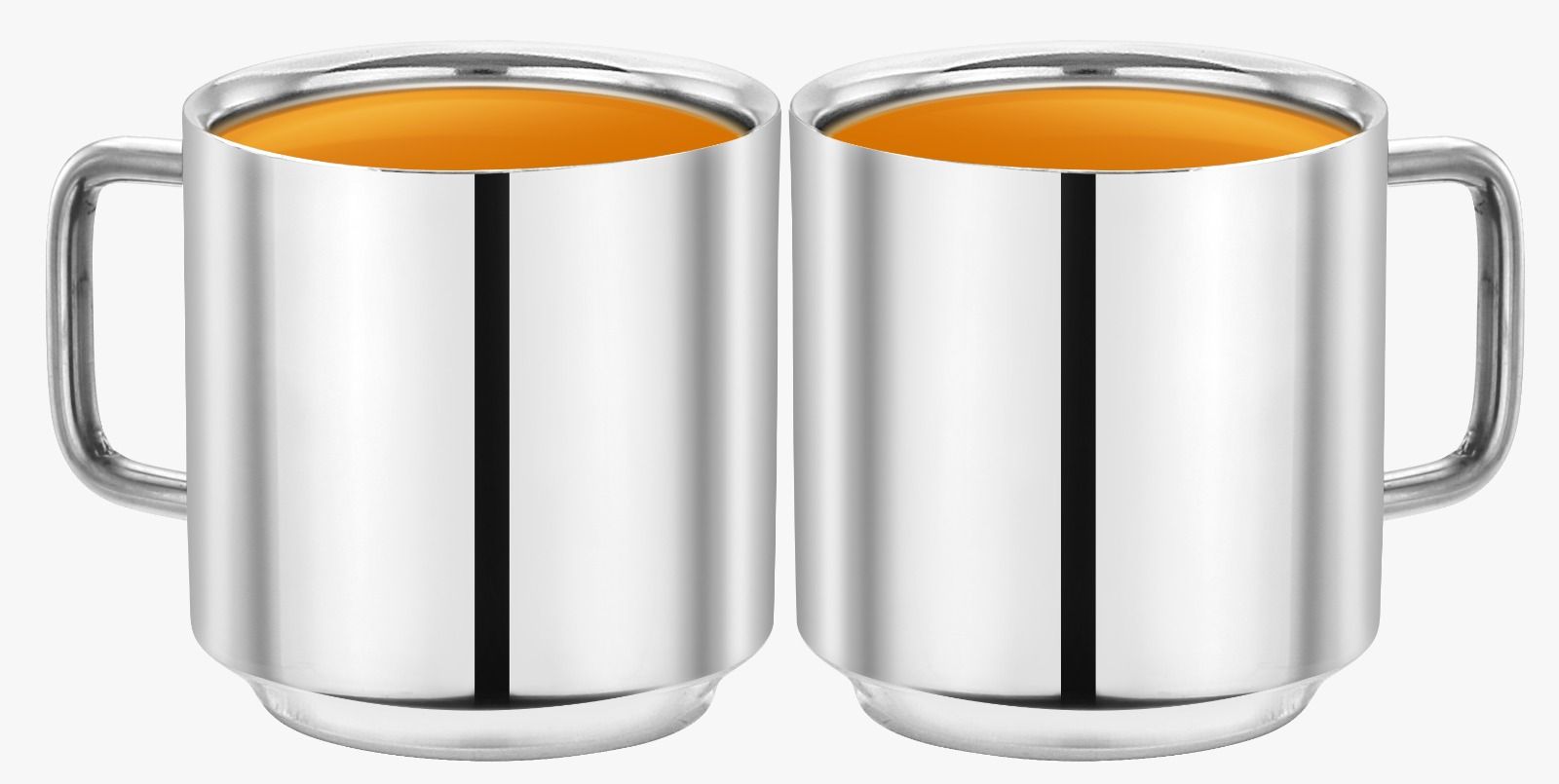 SS Tea/Coffee Cup – 150 ml (Set of 2 )