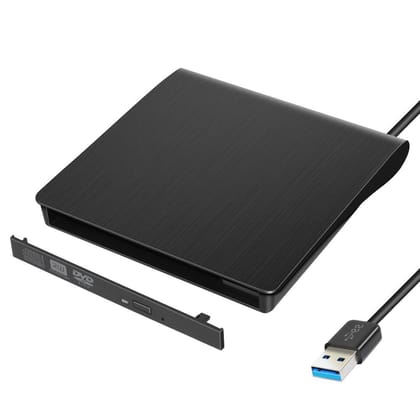 External DVD Drive Case Enclosure USB 3.0/2.0  for Laptop & Desktop (DVD Drive not included)
