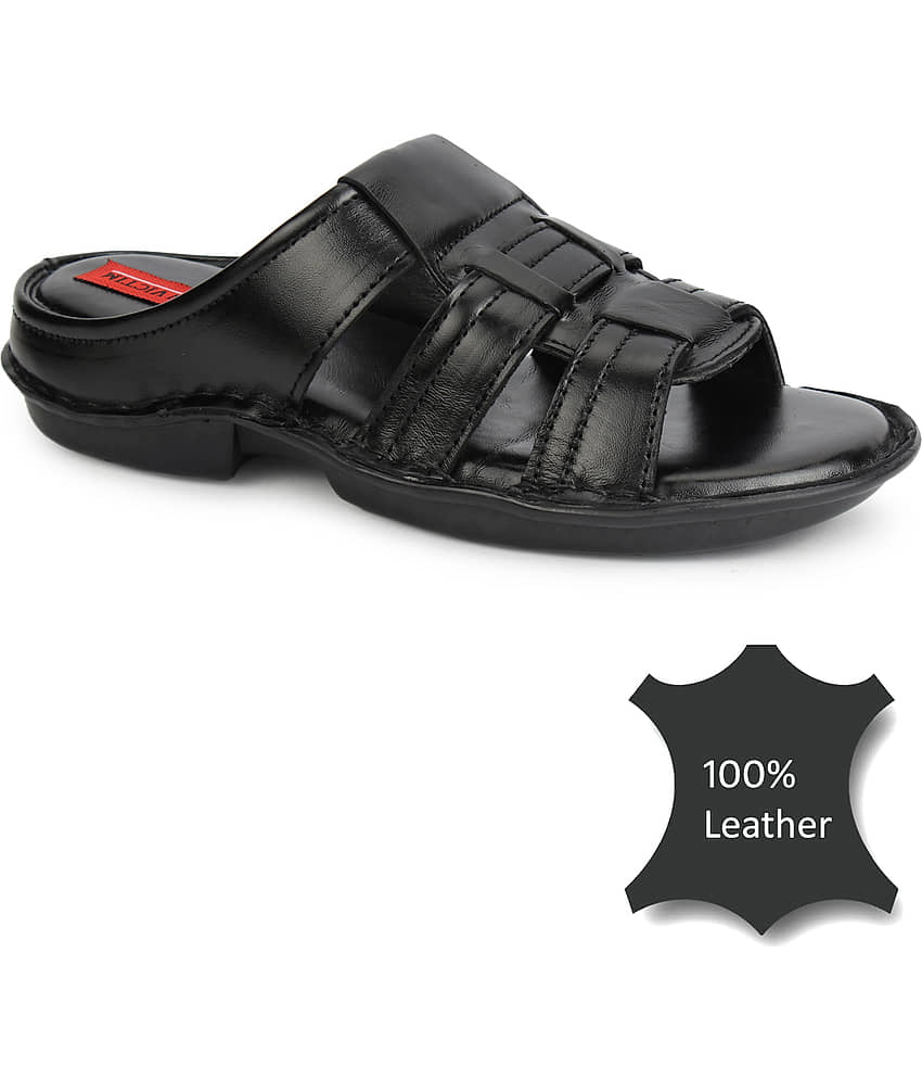 Fashion Victim Black Flip Flops
