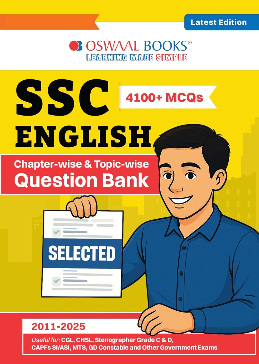 OSWAAL SSC (STAFF SELECTION Commission ) TIER-1 | Chapter-wise & Topic-wise Question Bank 2011 to 2025| English Comprehension | For 2026 Exam [Paperback] [Oct 30, 2024] Arihant