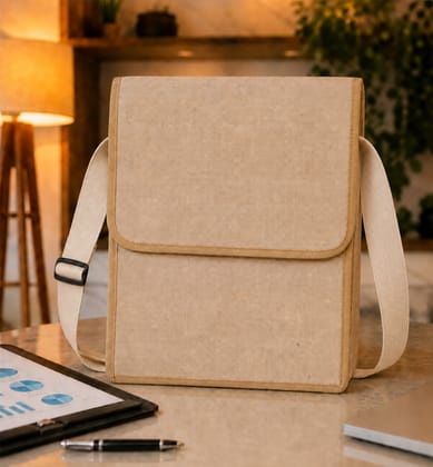 Handcrafted Jute Office Bag