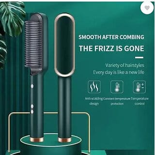 Hosiery straghtener comb 909 909 Hair Straightener(Green)