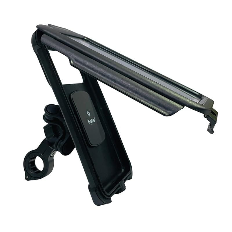 BOBO BM10H PRO Plus Handlebar Mount with PRO Plus Vibration Damper, Fully Waterproof Bike/Motorcycle/Scooter Mobile Phone Holder Mount, Ideal for Maps and GPS Navigation (Black) BOBO BM10H PRO Plus Handlebar Mount with PRO Plus Vibration Damper, Fully Wa