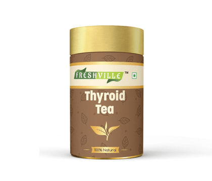 Freshville Thyroid Tea 15 Days Pack Supports Thyroid Health with Herbs 50gram