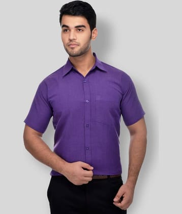 DESHBANDHU DBK - Purple Cotton Regular Fit Men's Formal Shirt (Pack of 1)
