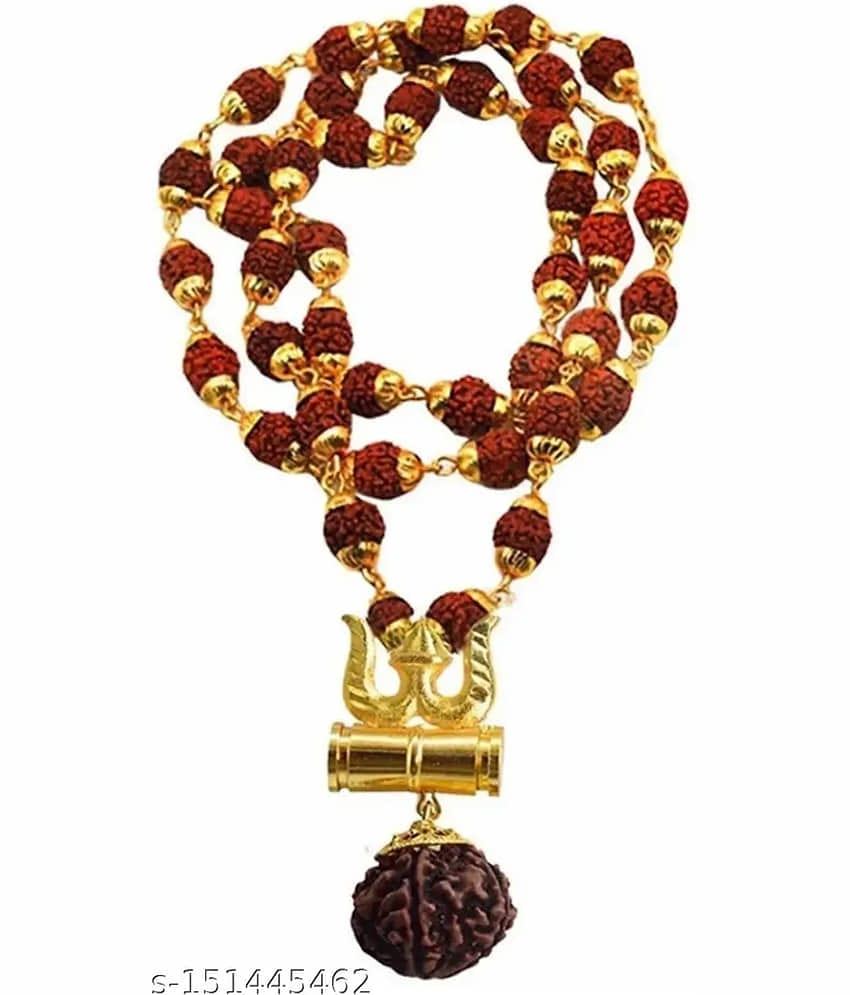 DvR ClicK Shiv Damru Locket Mala CAP MALA ( Pack of 1 )
