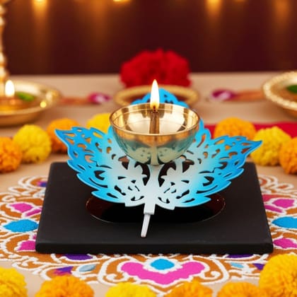 Brass & Iron Showpiece Table Decor Deepak (ZMAS485 A)