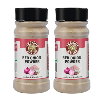Organic Nation Red Onion Powder 125g (Pack of 2) | Natural, Pure & Dehydrated | Flavorful Seasoning for Cooking, Marinades & Snacks Organic Nation Red Onion Powder 125g (Pack of 2) | Natural, Pure & Dehydrated | Flavorful Seasoning for Cooking, Marinades & Snacks
