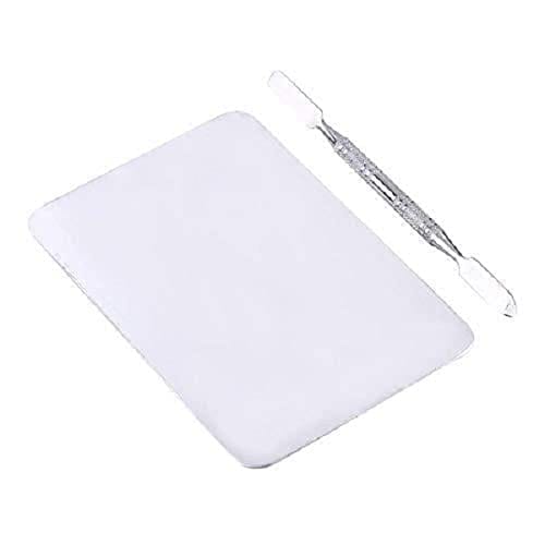 Elecsera Stainless Steel Makeup Mixing Plate Foundation Eyeshadow Eye Shadow Palette