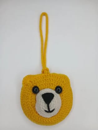 Handmade crochet emoji pouch, cute emoji coin pouch, air pods pouch, keychain pouch, bag charm, multi purpose storage  pouch Pack Of 2