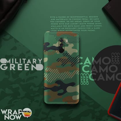 Military Green Camo Mobile Skin