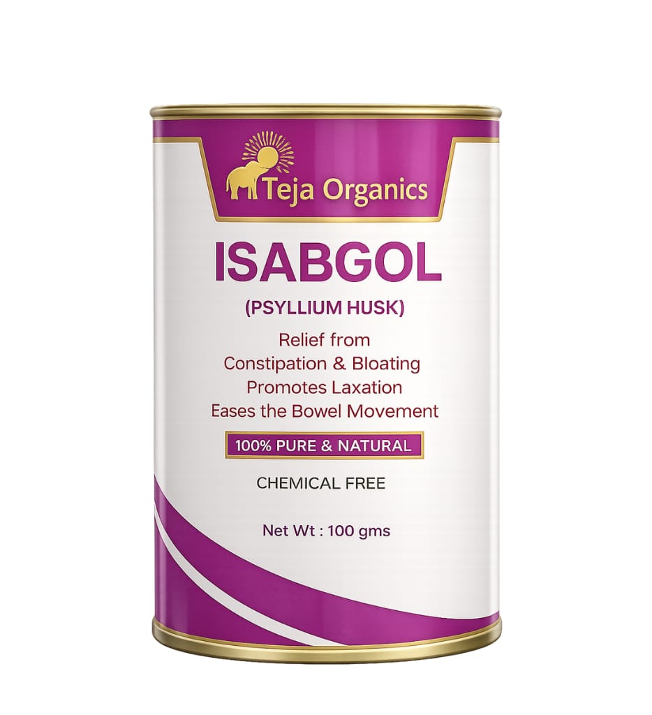 Isabgol (Psyllium Husk) | 100% Natural Dietary Fiber | Supports Digestive Health & Regular Bowel Movement | Relief from Constipation & Bloating | Herbal Fiber Supplement