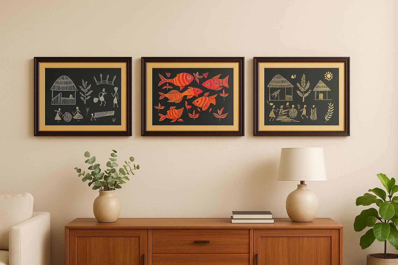 Roots & Rhythms – Tribal Wall Art Set