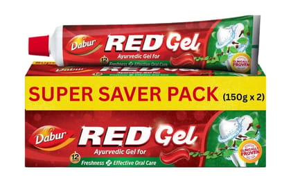 Dabur Red Gel Toothpaste (pack of 2)