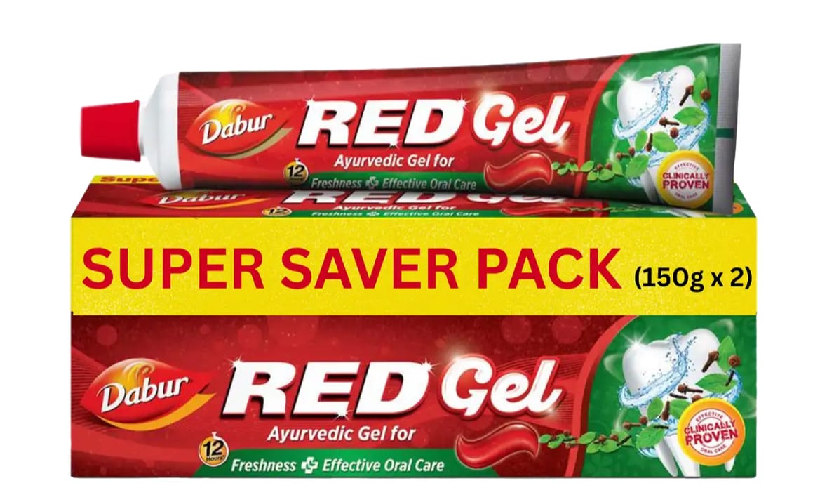 Dabur Red Gel Toothpaste (pack of 2)